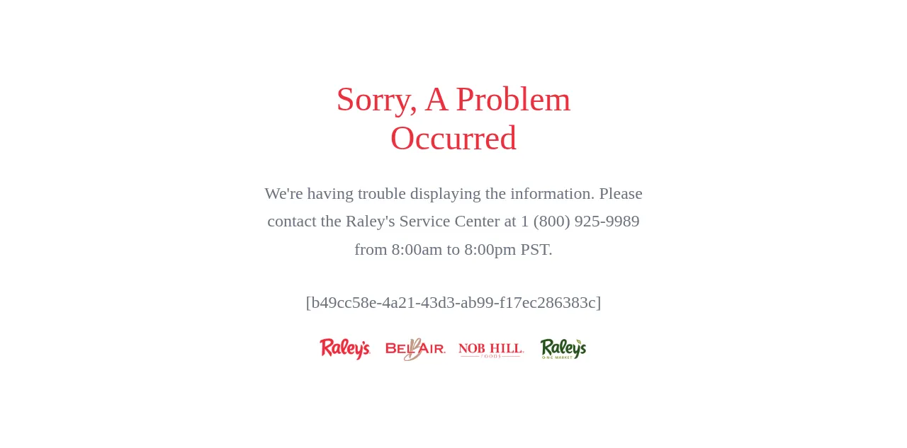 Preview of raleys.com