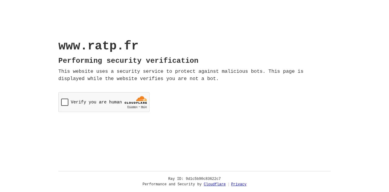 Preview of ratp.fr