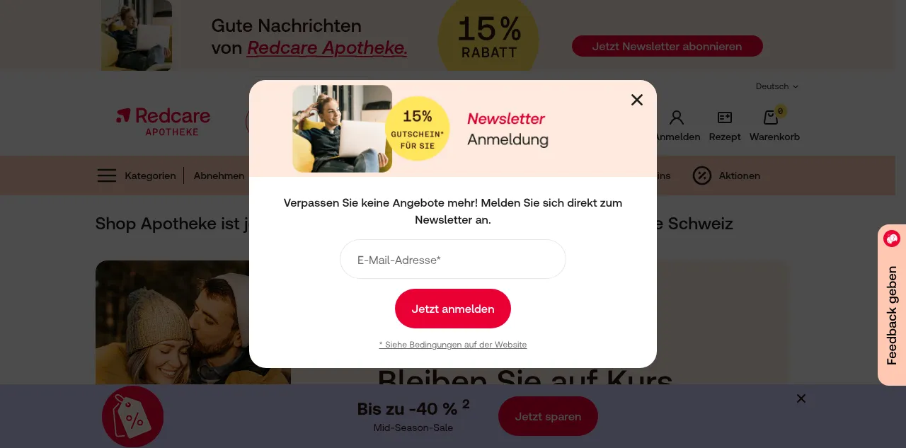 Preview of redcare-apotheke.ch