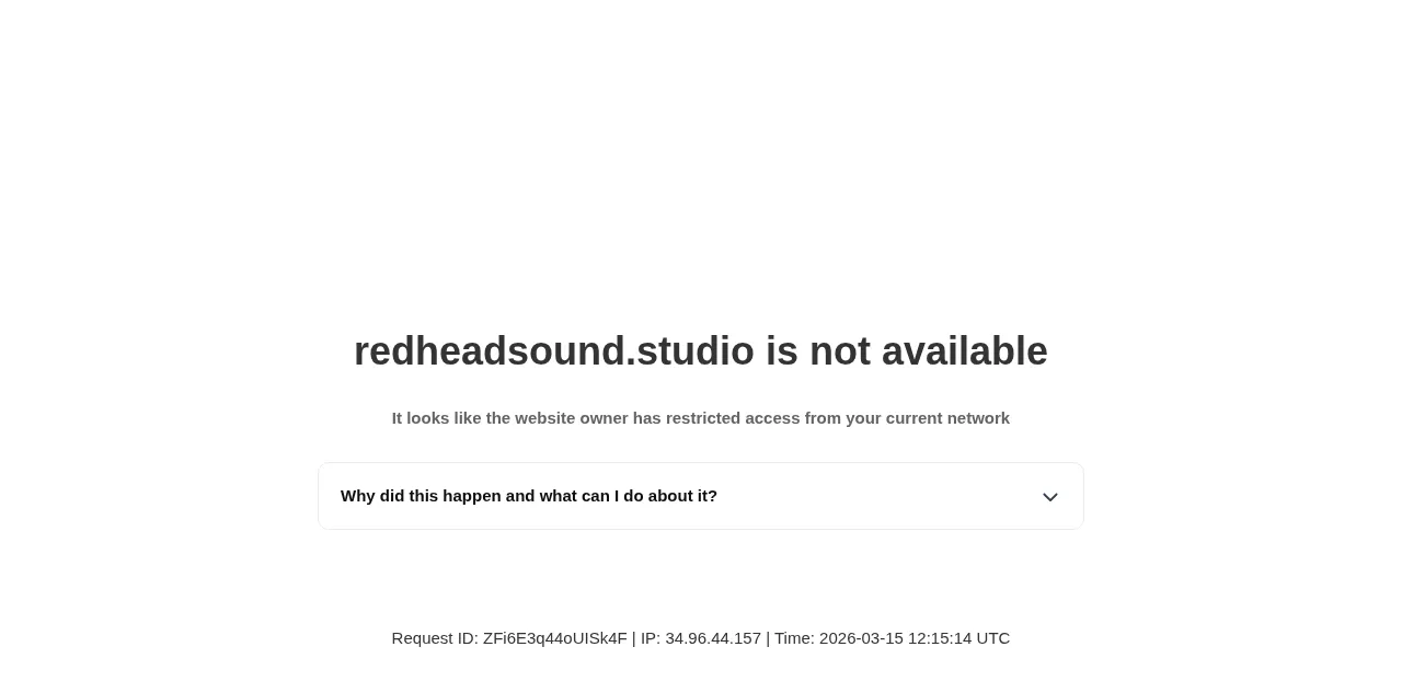 Preview of redheadsound.studio