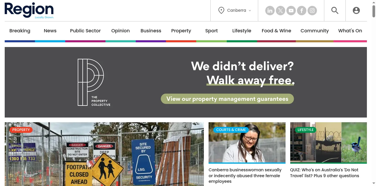 Preview of region.com.au