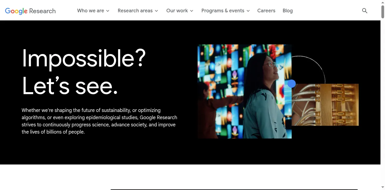Preview of research.google