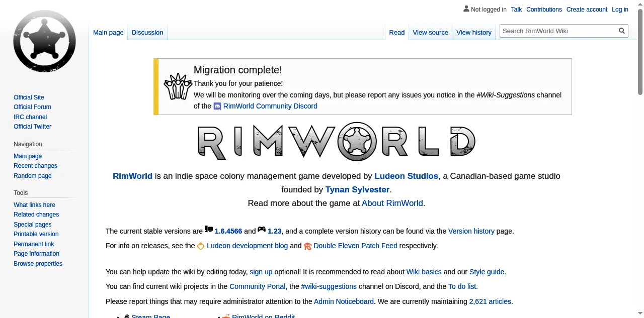 Preview of rimworldwiki.com