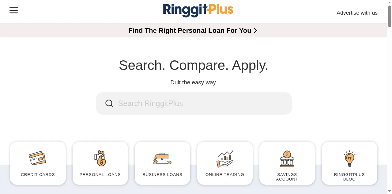 Preview of ringgitplus.com