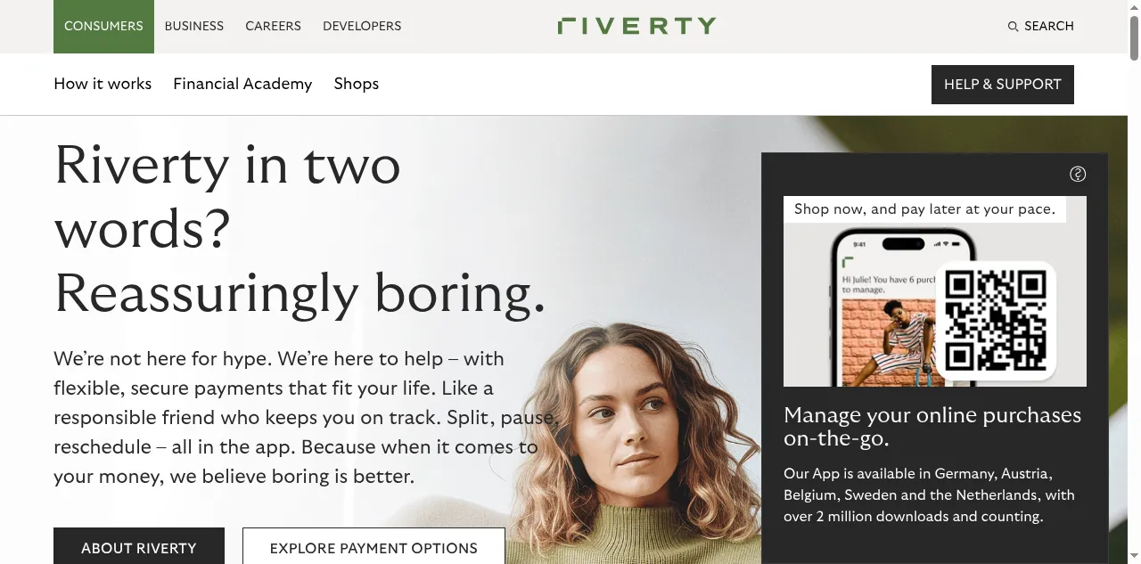 Preview of riverty.com