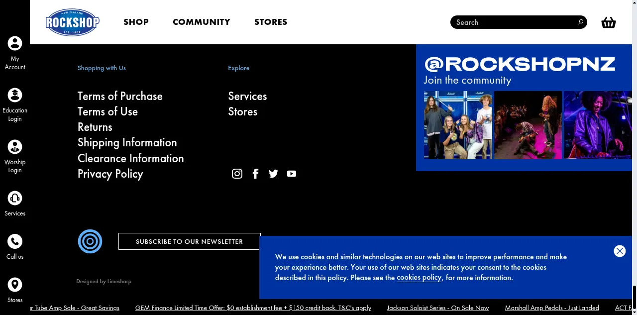 Preview of rockshop.co.nz