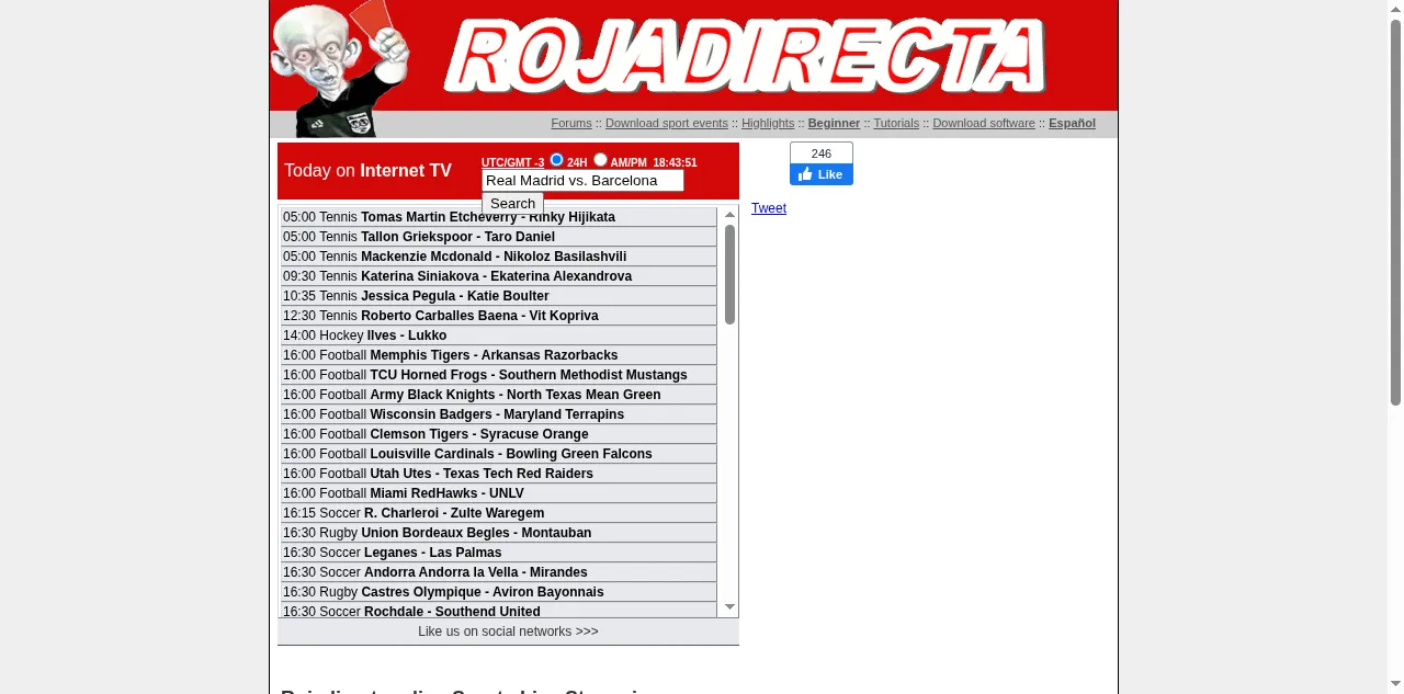 Preview of rojadirectaa.org