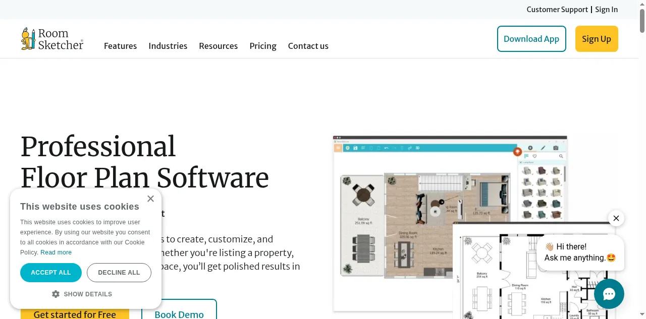 Preview of roomsketcher.com