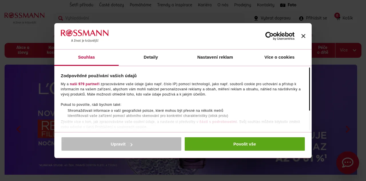 Preview of rossmann.cz