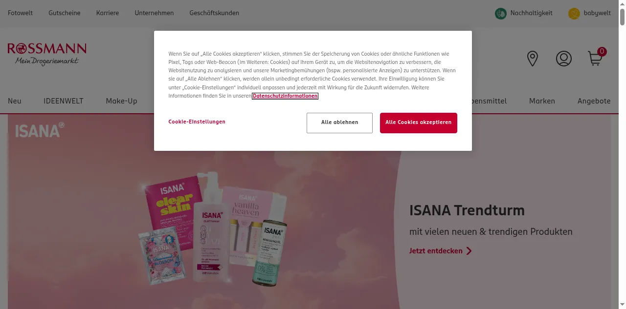 Preview of rossmann.de
