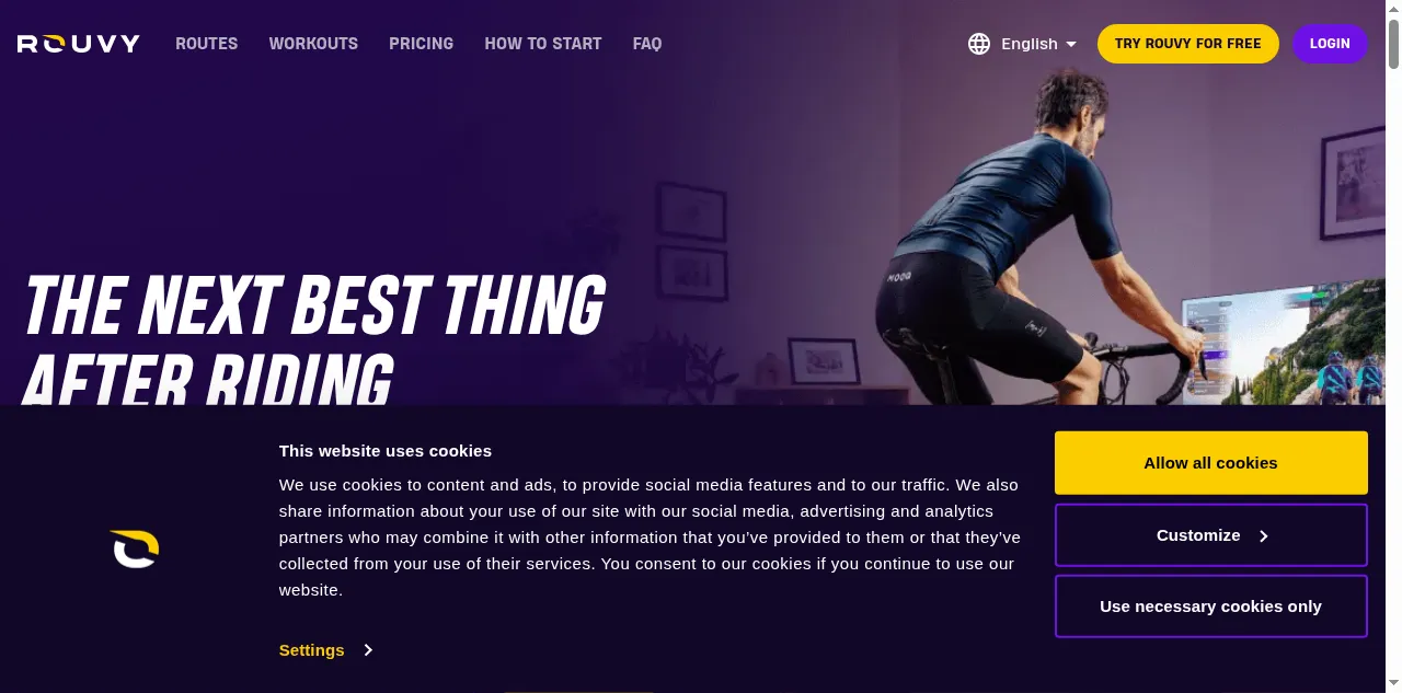 Preview of rouvy.com