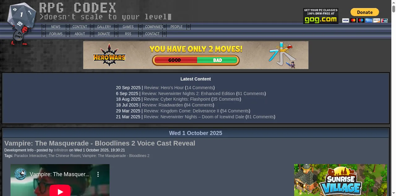 Preview of rpgcodex.net