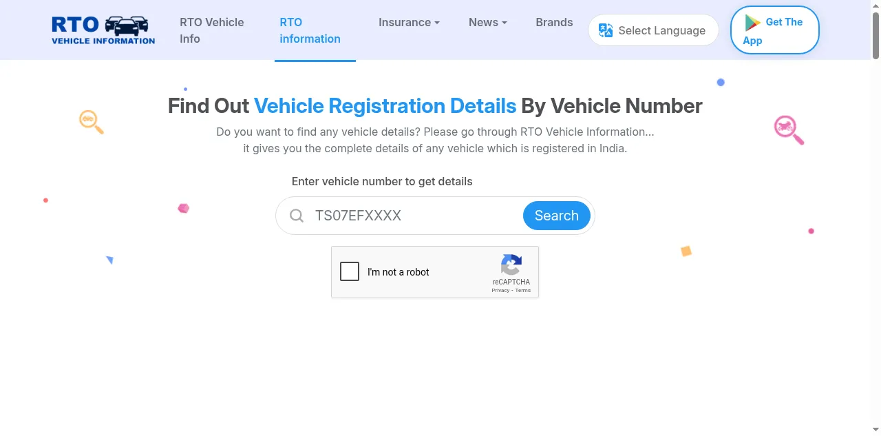 Preview of rtovehicleinformation.com