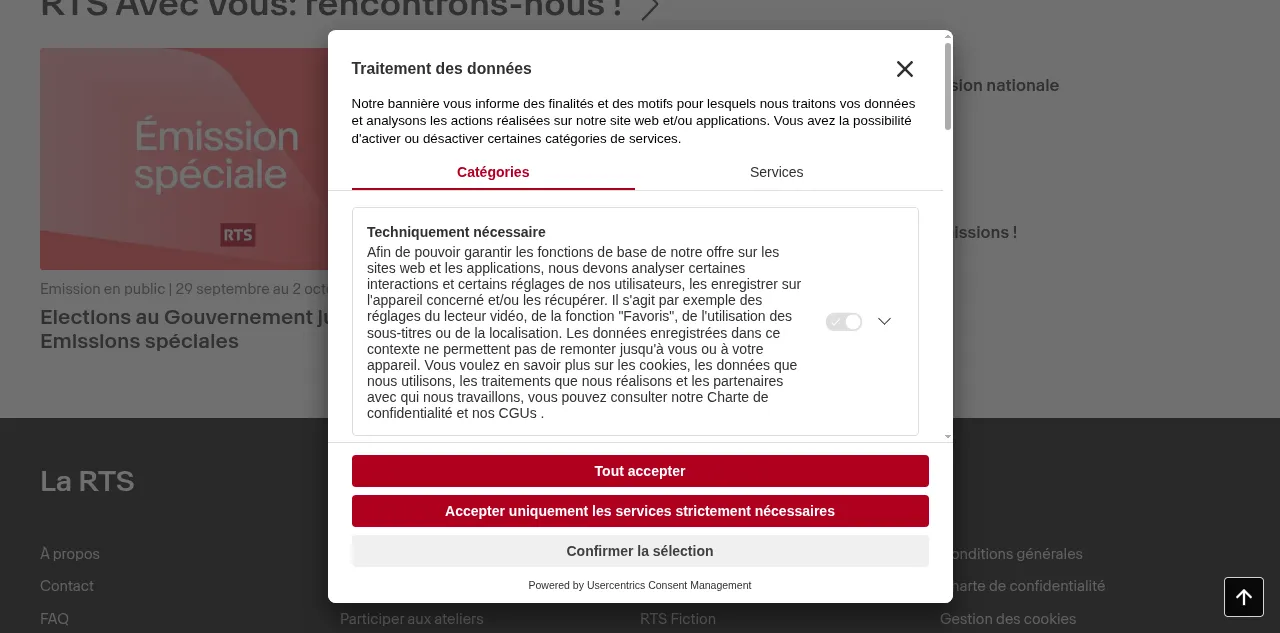 Preview of rts.ch