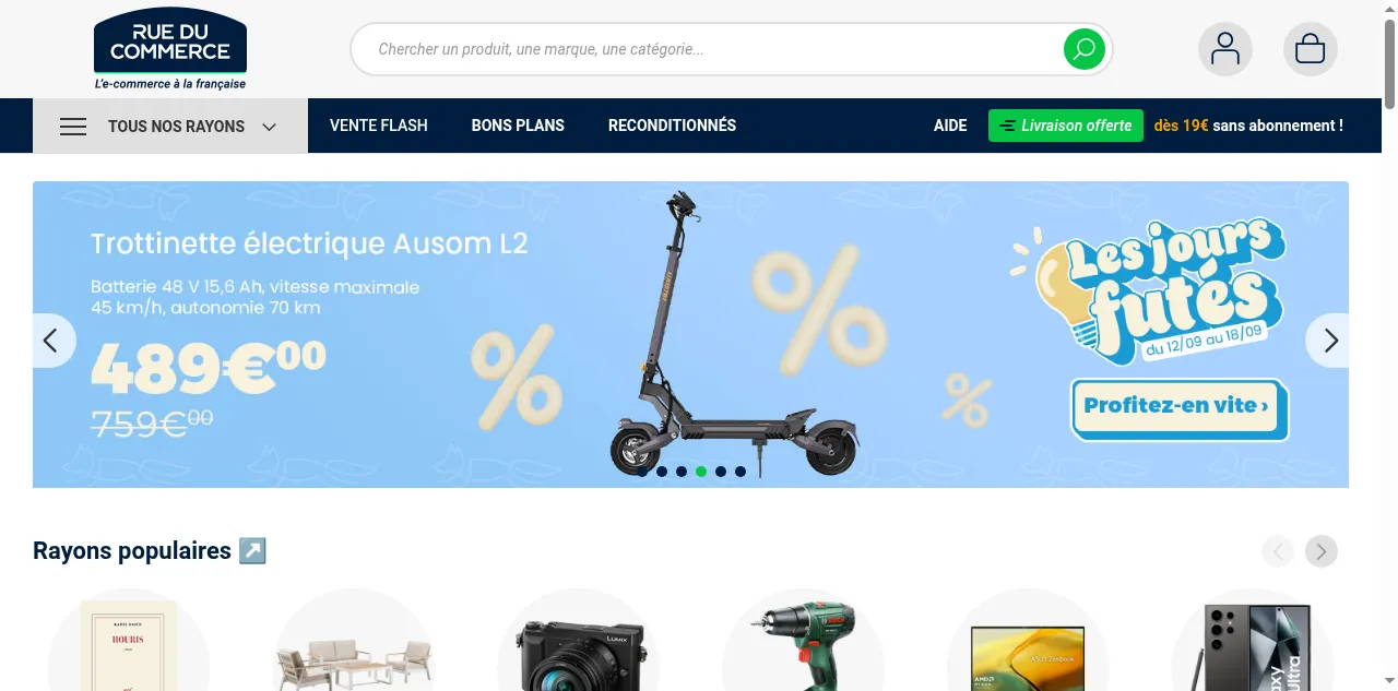Preview of rueducommerce.fr