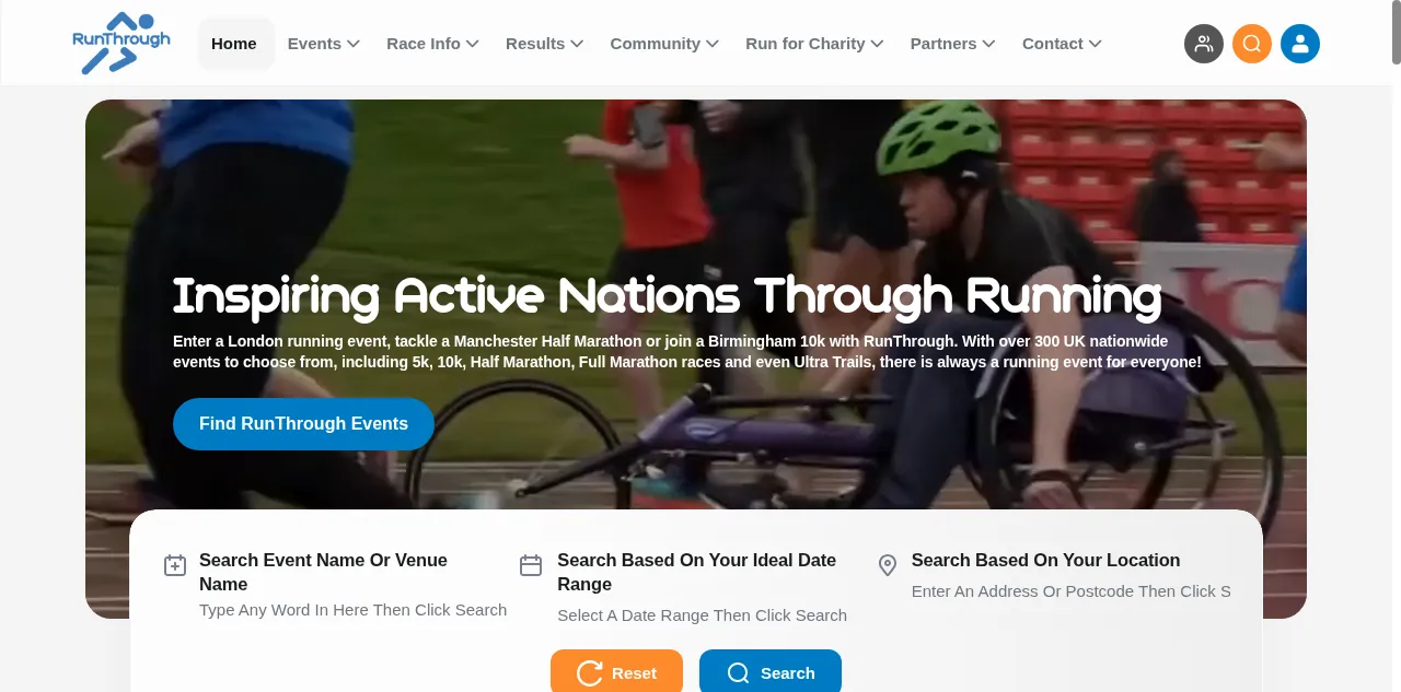 Preview of runthrough.co.uk