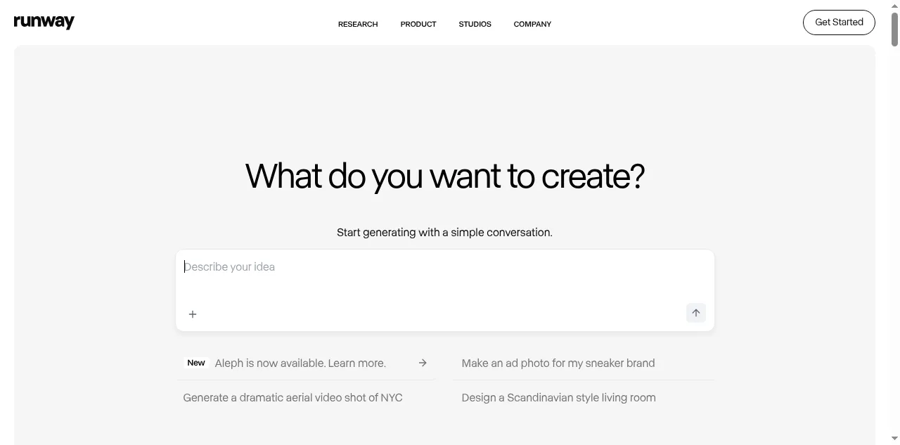 Preview of runwayml.com