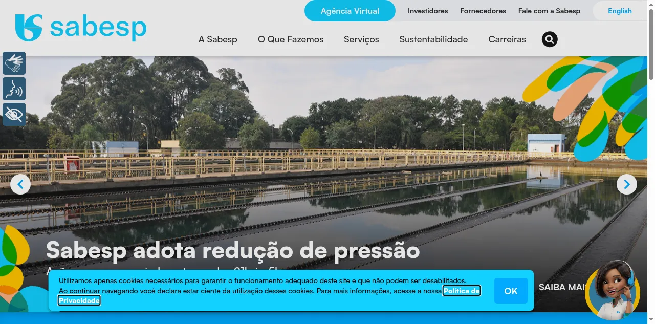 Preview of sabesp.com.br