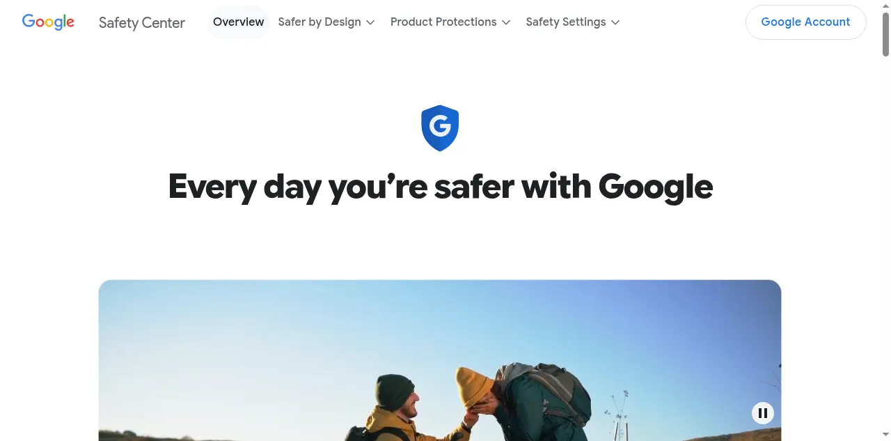 Preview of safety.google