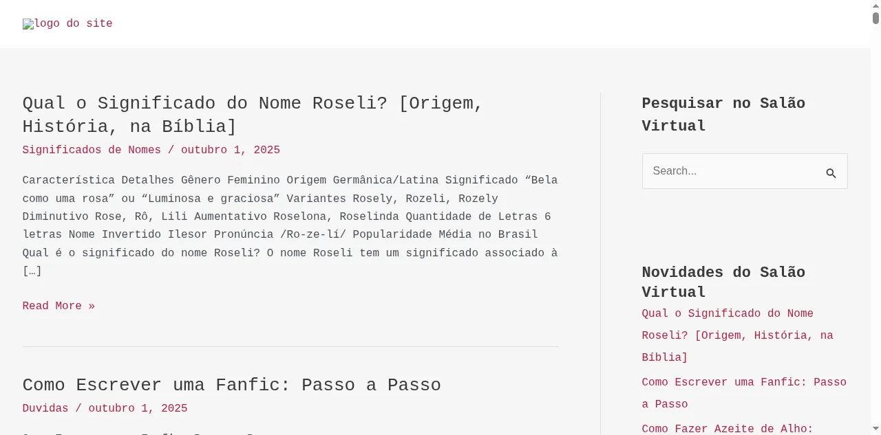 Preview of salaovirtual.org