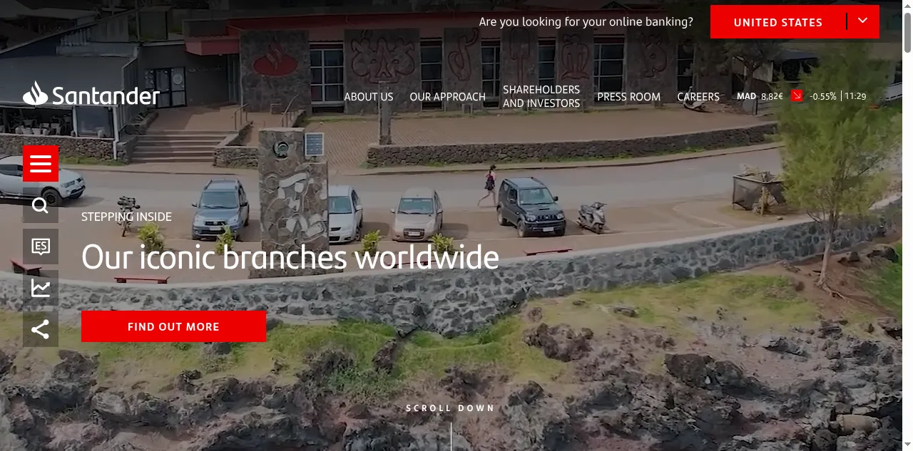 Preview of santander.com