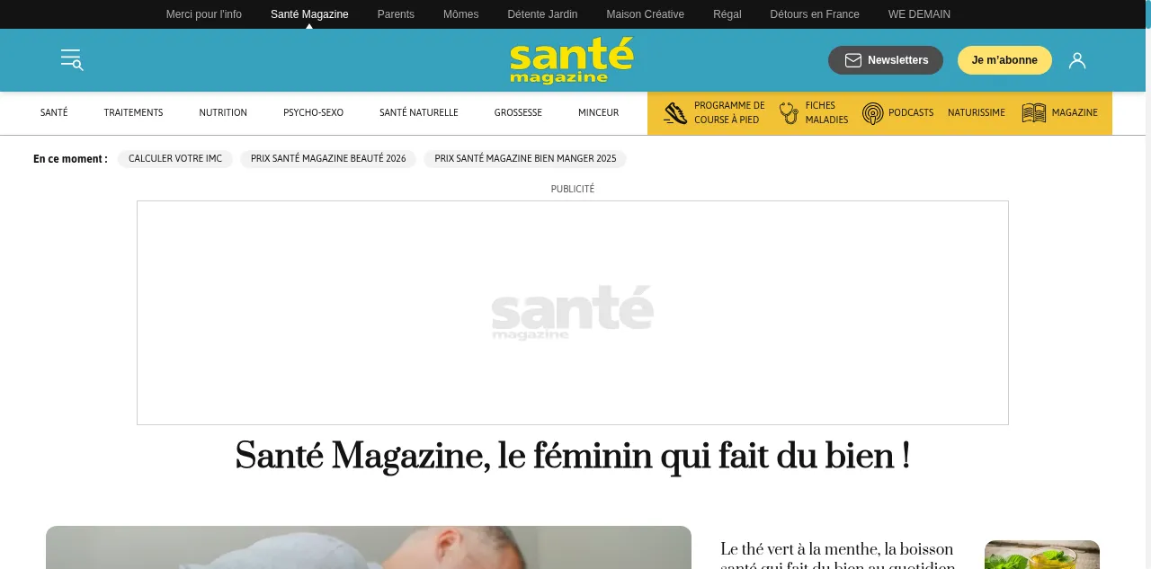 Preview of santemagazine.fr