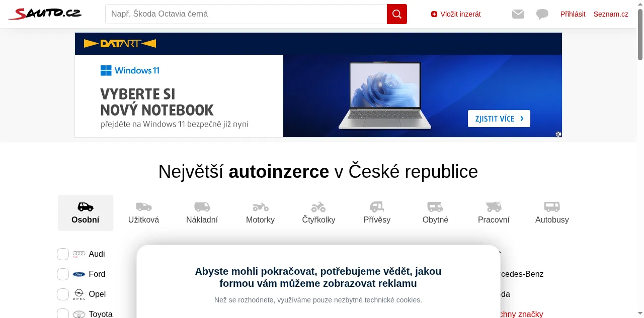 Preview of sauto.cz