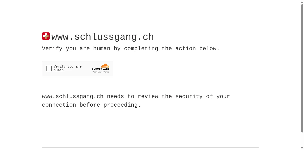 Preview of schlussgang.ch
