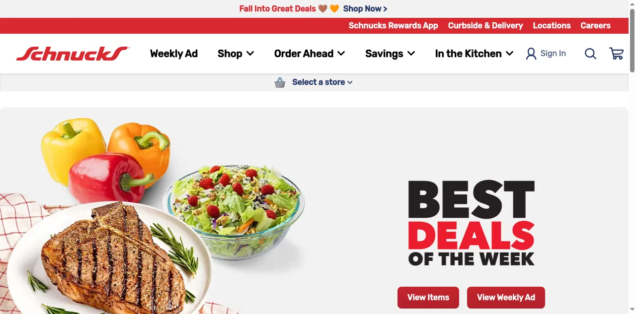 Preview of schnucks.com