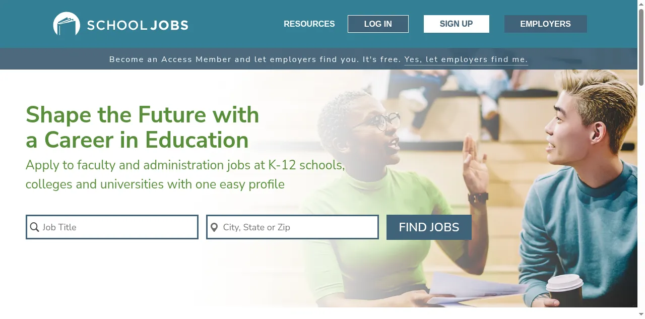 Preview of schooljobs.com