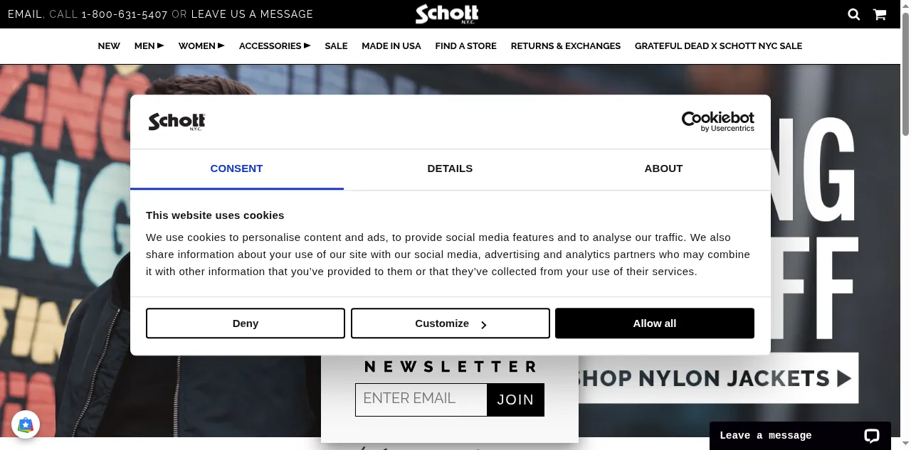 Preview of schottnyc.com