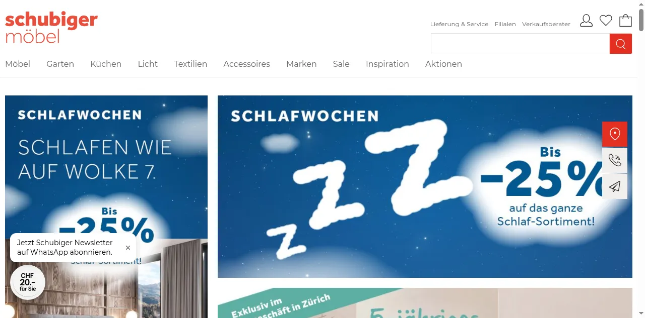 Preview of schubiger.ch