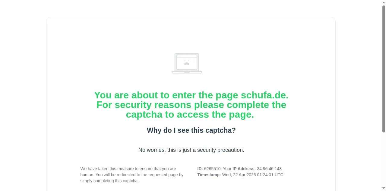 Preview of schufa.de