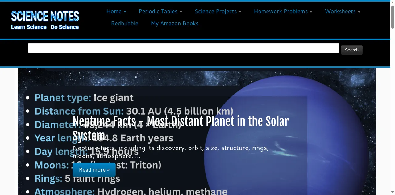 Preview of sciencenotes.org