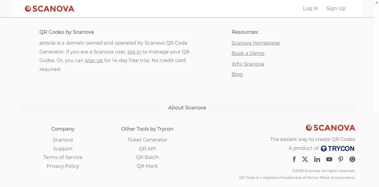 Preview of scnv.io