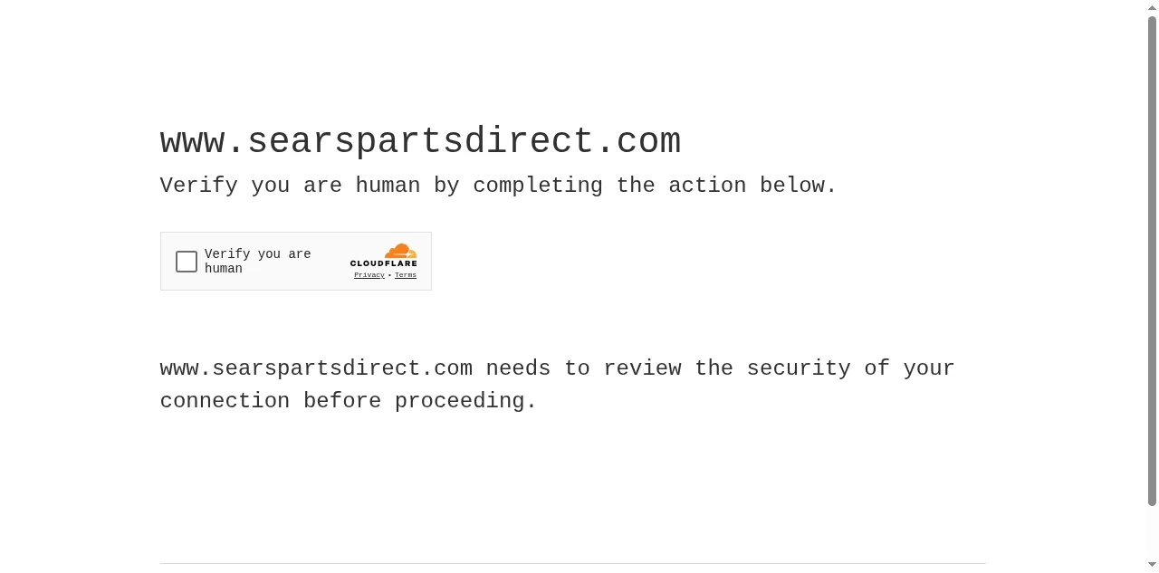 Preview of searspartsdirect.com