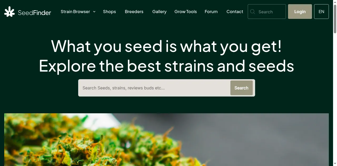 Preview of seedfinder.eu