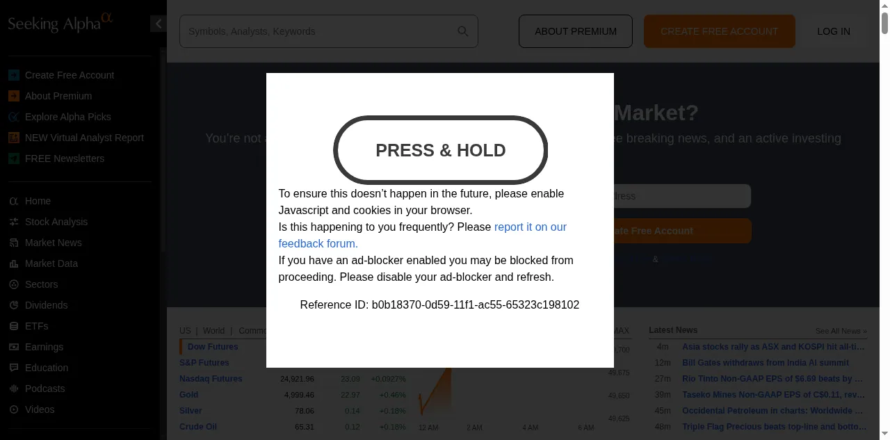 Preview of seekingalpha.com