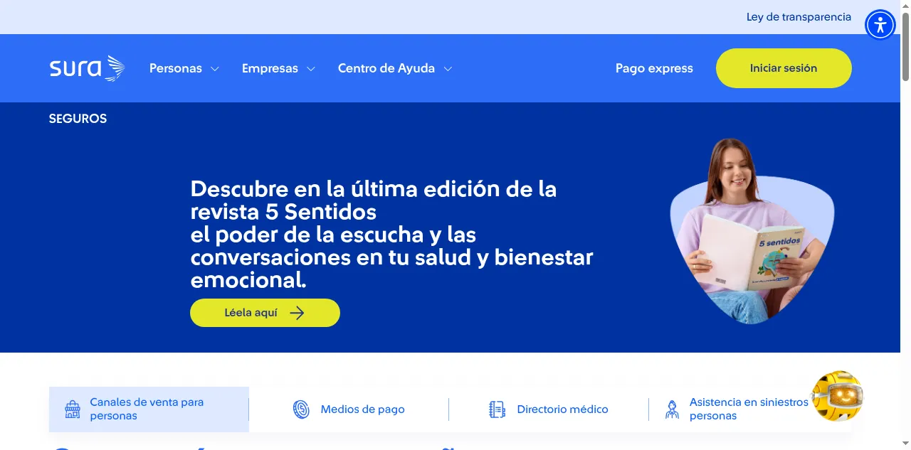 Preview of segurossura.com.co