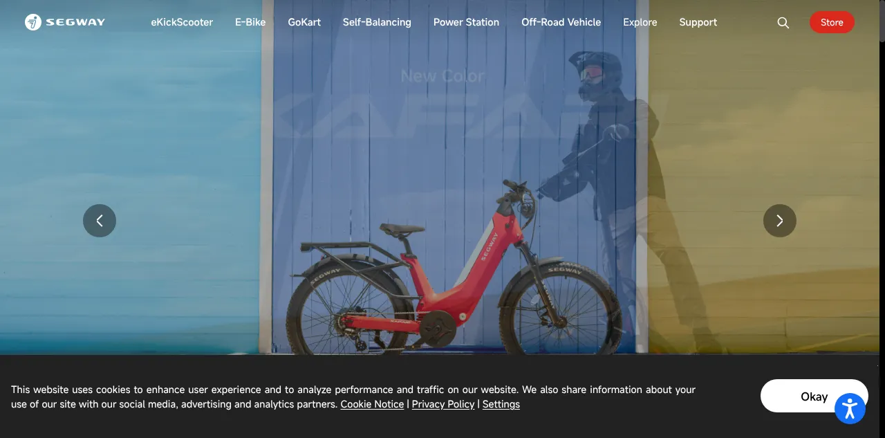 Preview of segway.com