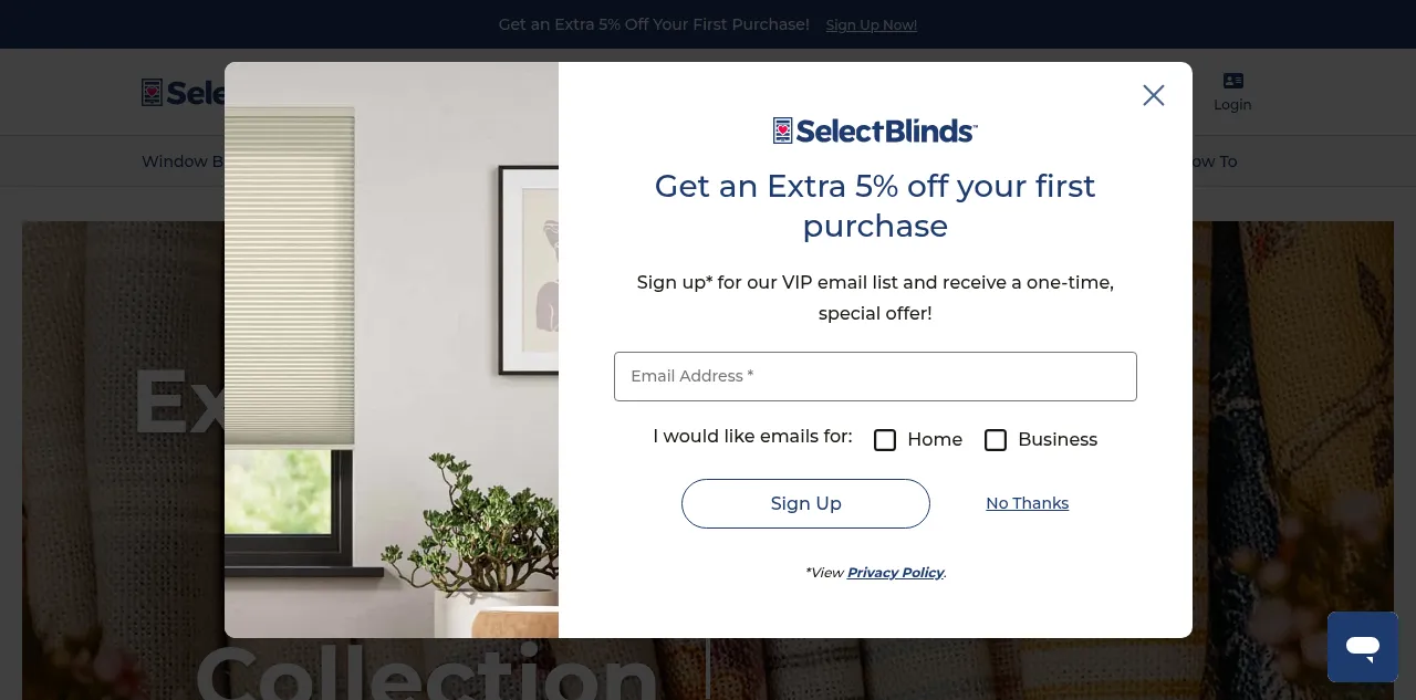 Preview of selectblinds.com