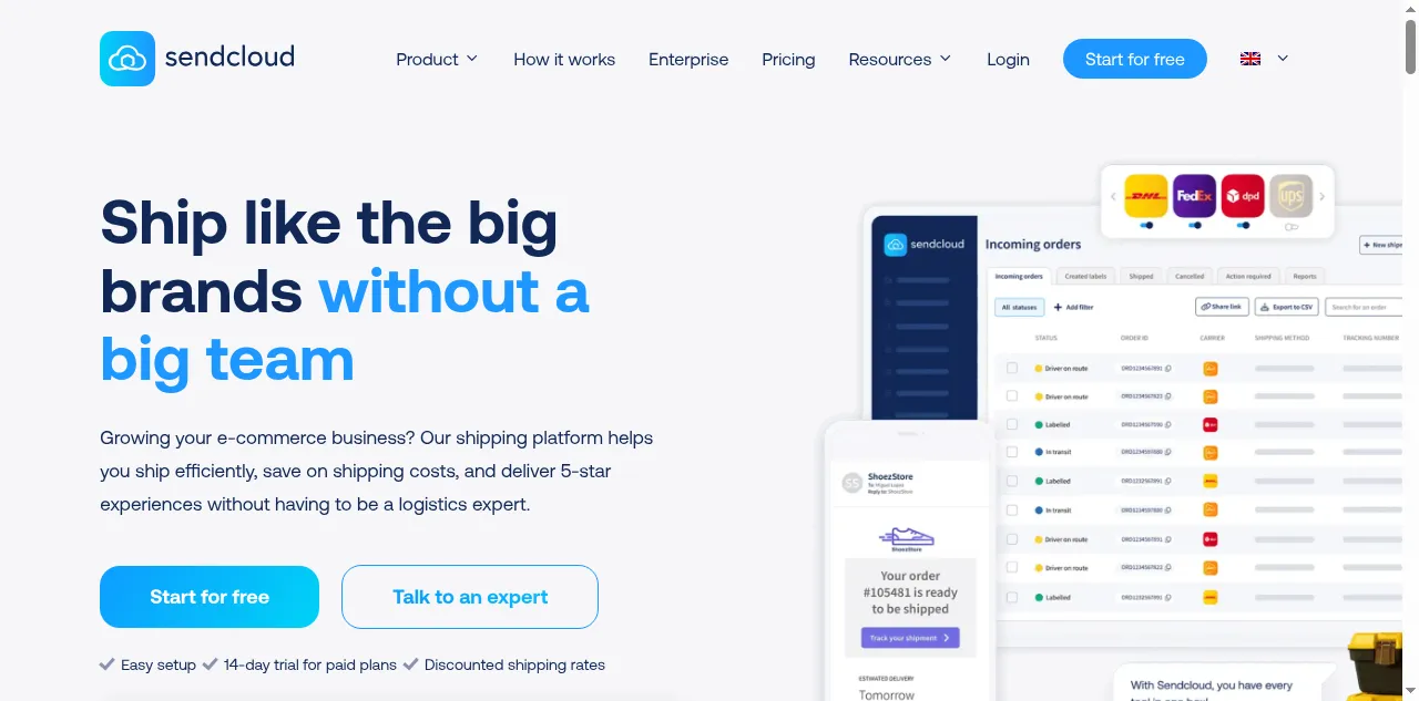 Preview of sendcloud.com