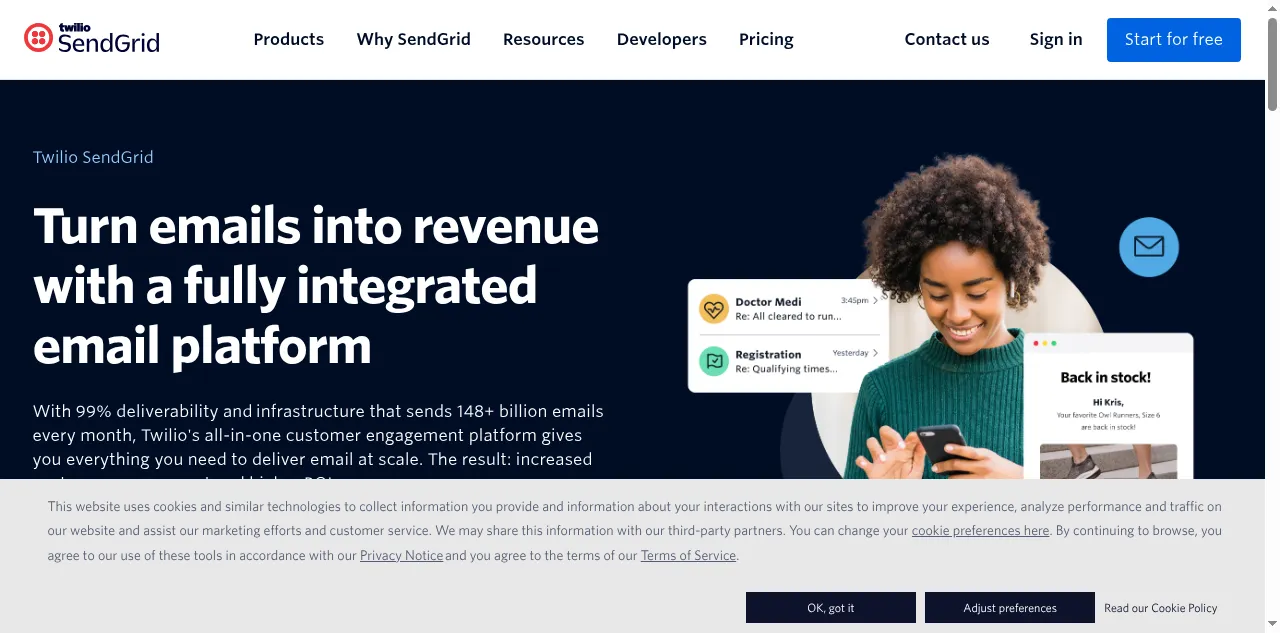 Preview of sendgrid.com