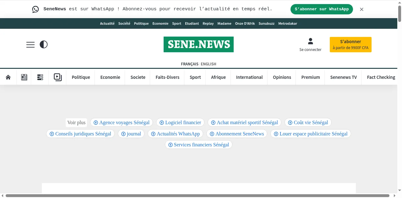 Preview of senenews.com