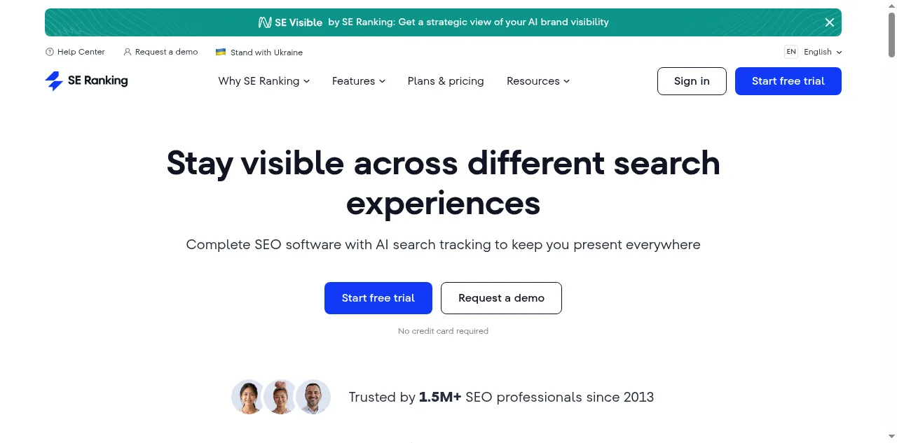 Preview of seranking.com