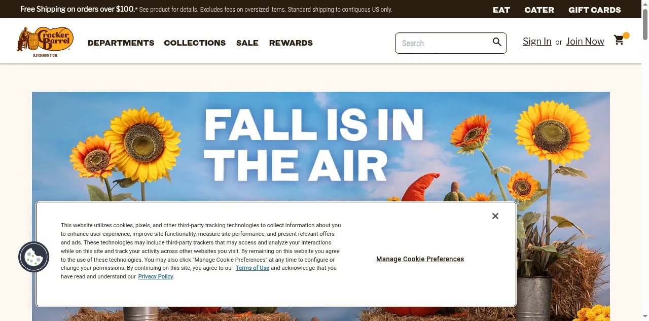 Preview of shop.crackerbarrel.com