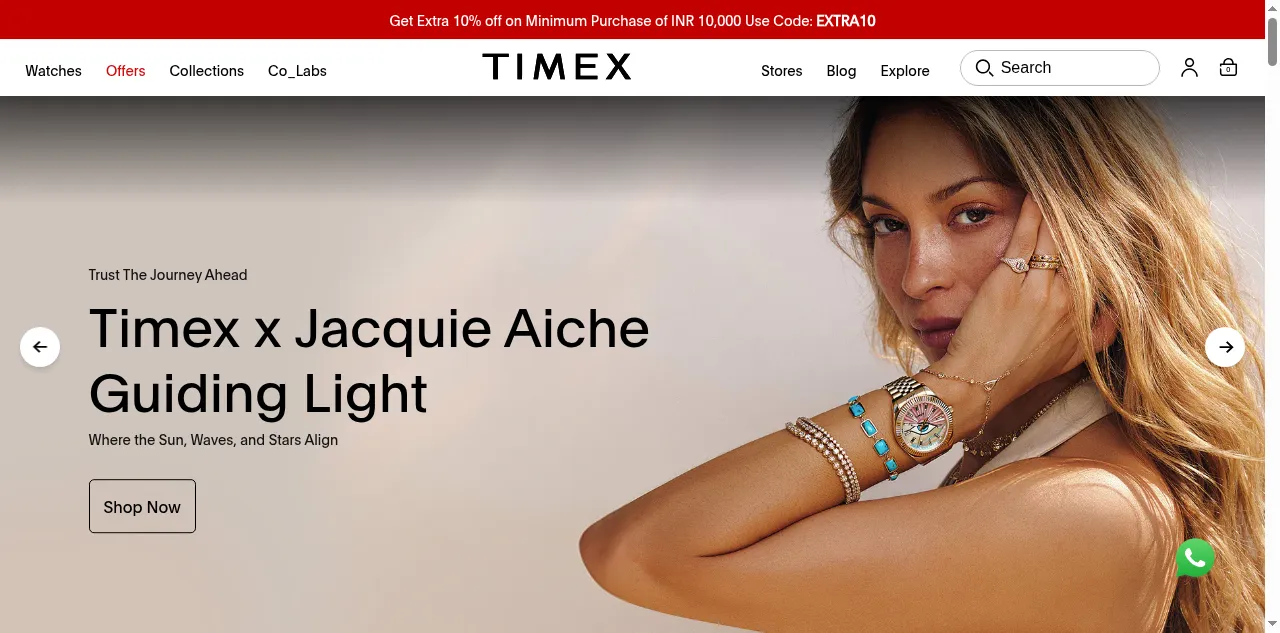 Preview of shop.timexindia.com