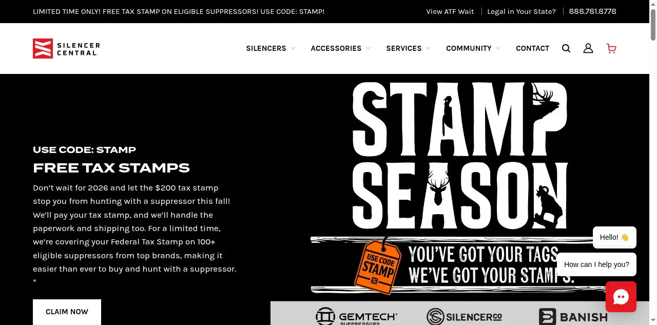 Preview of silencercentral.com
