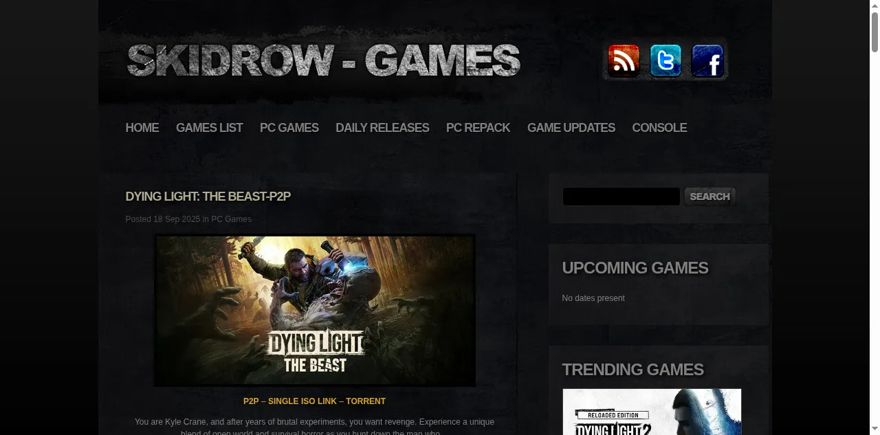 Preview of skidrow-games.com