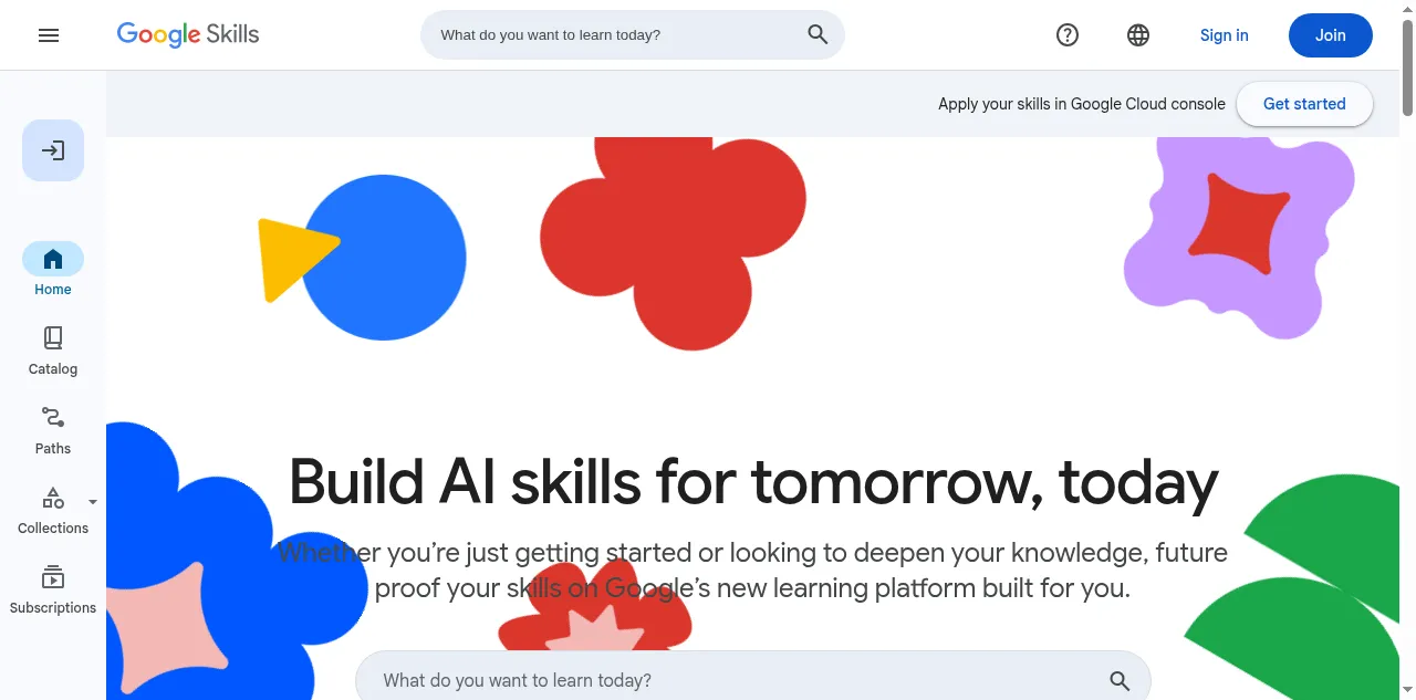 Preview of skills.google